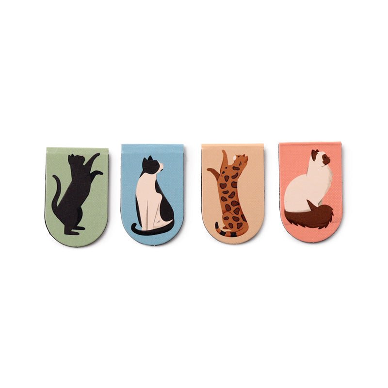 Feline Fine Cats (New) Magnetic Bookmark Set - Gift Arch