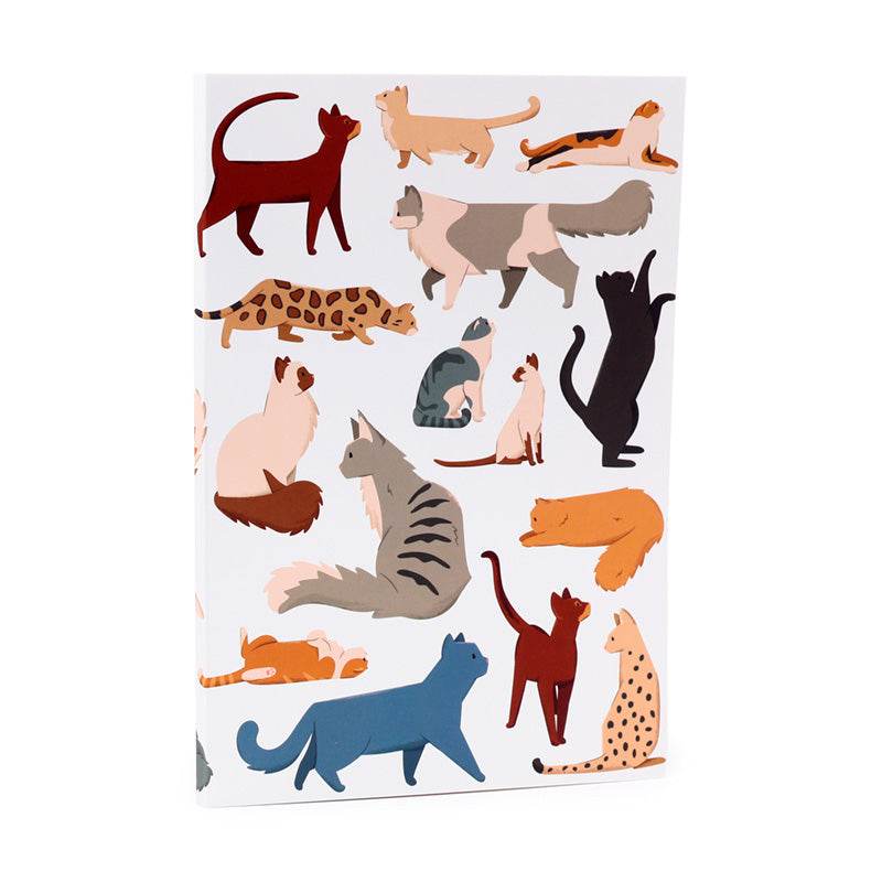 Feline Fine Cats (New) Recycled Paper A5 Notebook - Gift Arch