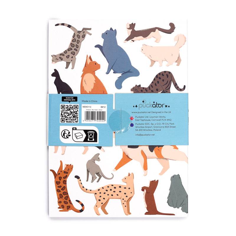 Feline Fine Cats (New) Recycled Paper A5 Notebook - Gift Arch