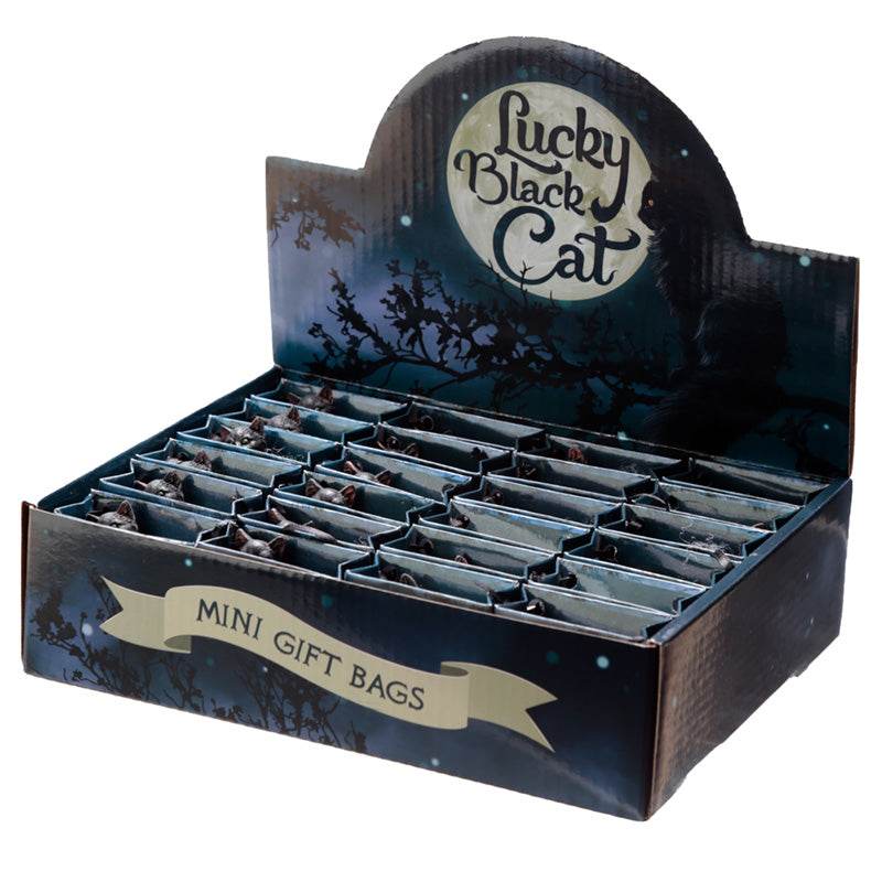 Lucky Black Cat in a Mini Gift Bag - Gift Arch