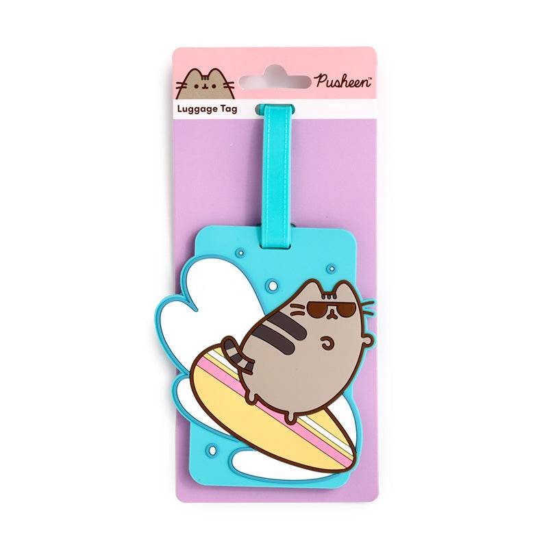 Pusheen the Cat Summer Surfer PVC Luggage Tag - Gift Arch