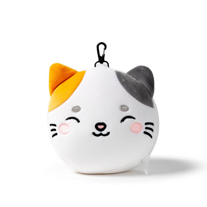 Relaxeazzz Adoramals Pets Lola the Cat Plush Travel Pillow & Eye Mask - Gift Arch