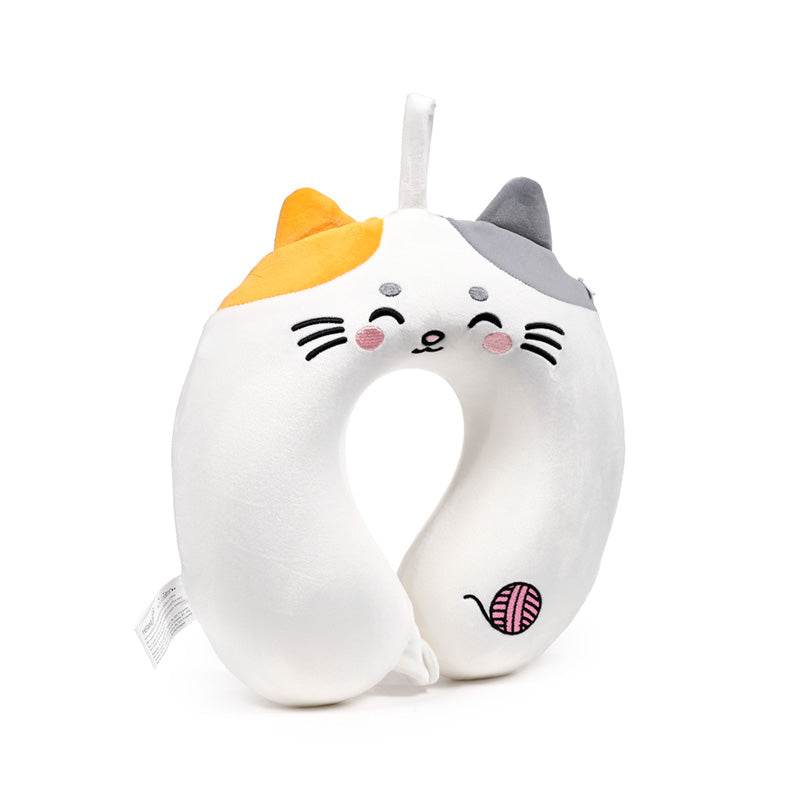 Relaxeazzz Lola the Cat Adoramals Plush Memory Foam Travel Pillow - Gift Arch