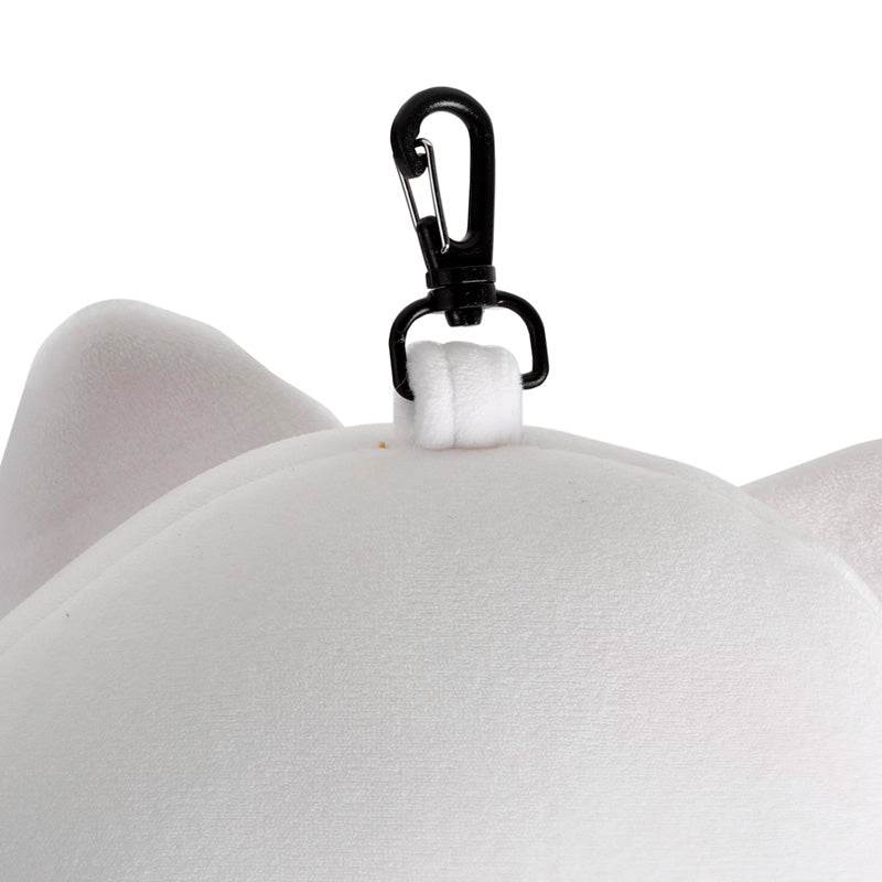 Relaxeazzz Maneki Neko Lucky Cat Plush Travel Pillow & Eye Mask - Gift Arch