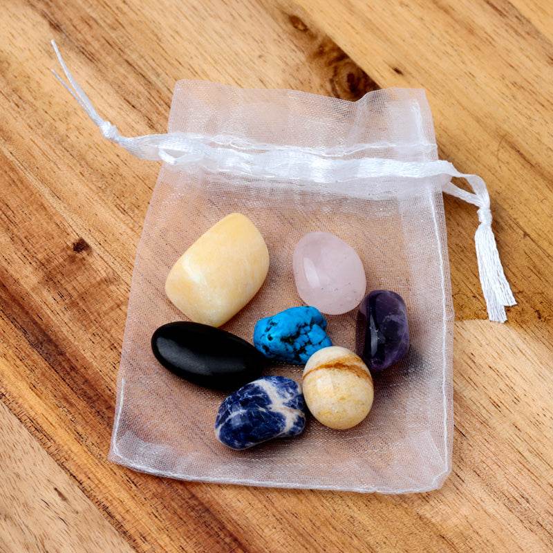 Mini Set of 7 Chakra Stones - Gift Arch