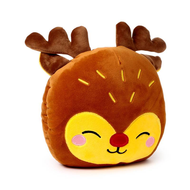 Blankeazzz Christmas Festive Friends Rudolph 2-in-1 Plush Toy & Travel Blanket - Gift Arch