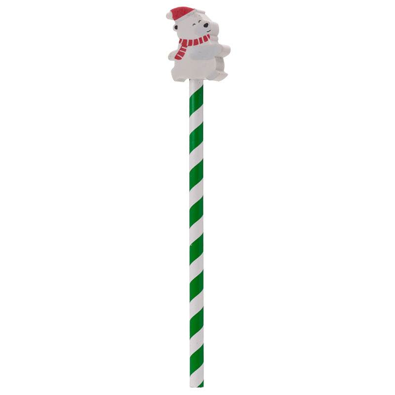 Christmas Characters Pencil with Eraser Topper - Gift Arch