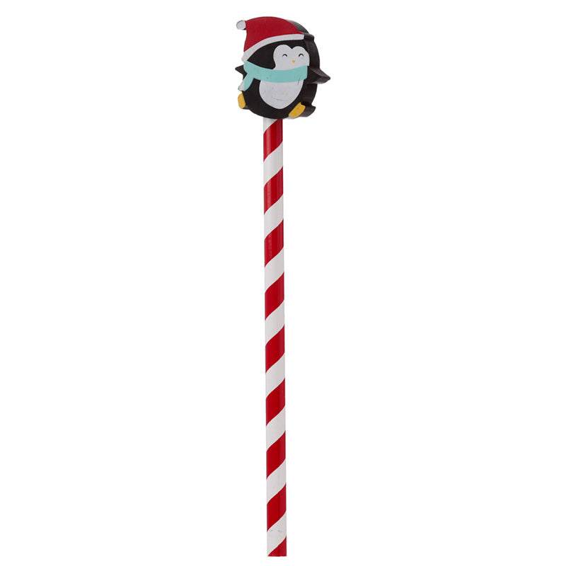 Christmas Characters Pencil with Eraser Topper - Gift Arch