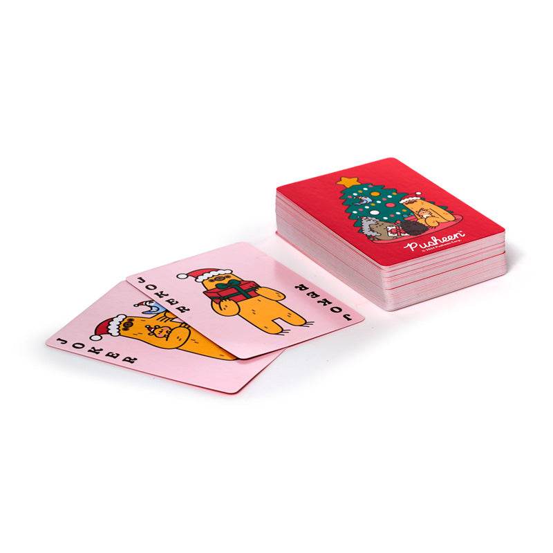 Christmas Pusheen the Cat Standard Playing Card Deck - Gift Arch