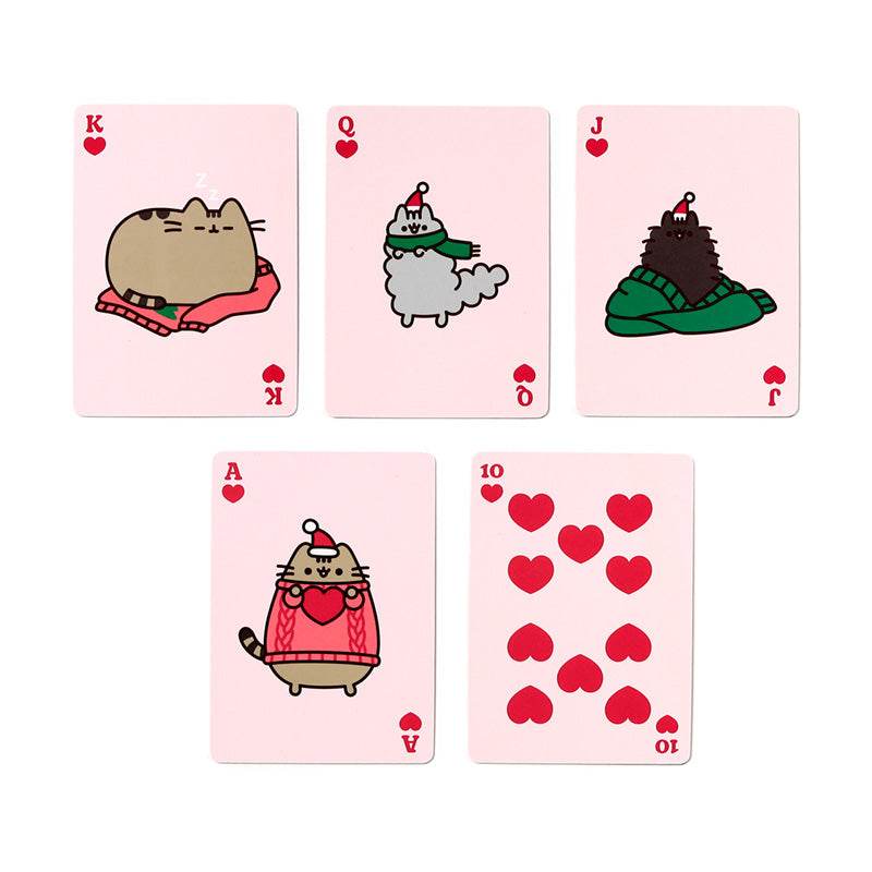 Christmas Pusheen the Cat Standard Playing Card Deck - Gift Arch