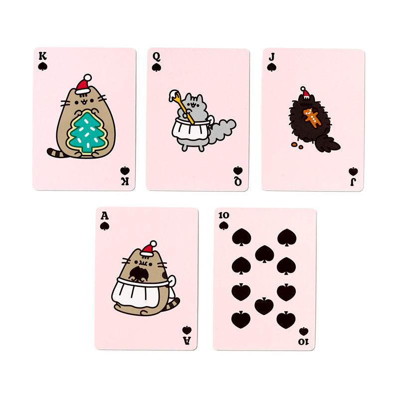 Christmas Pusheen the Cat Standard Playing Card Deck - Gift Arch