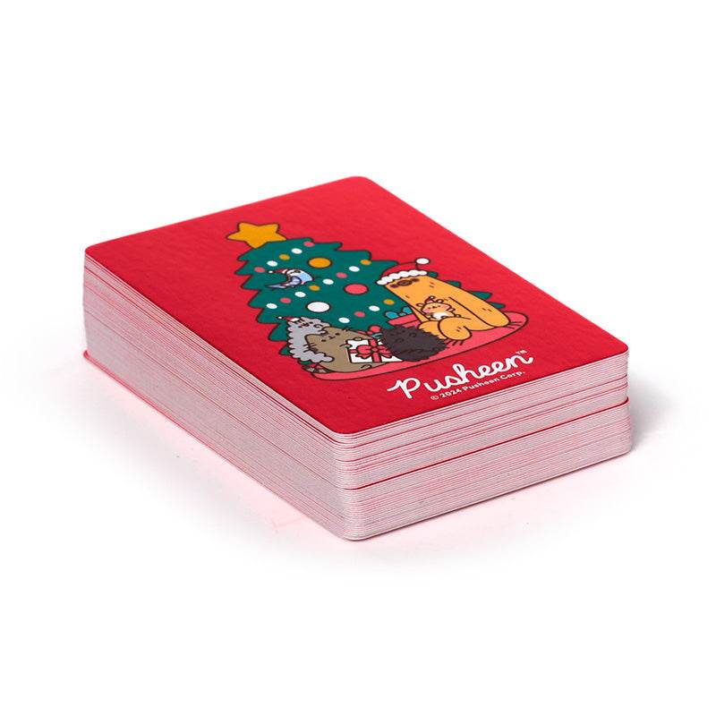 Christmas Pusheen the Cat Standard Playing Card Deck - Gift Arch