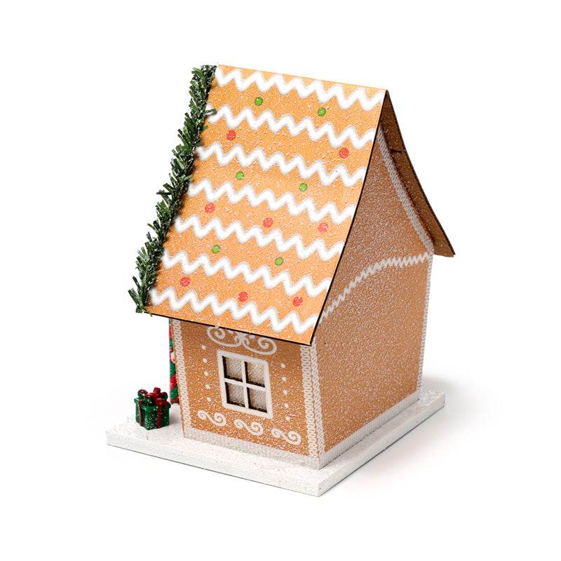 Gingerbread Christmas House LED Decoration - Gift Arch