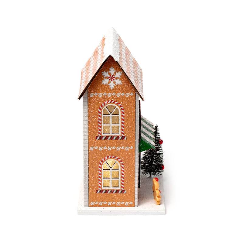 Gingerbread Toy Shoppe Christmas House LED Decoration - Gift Arch