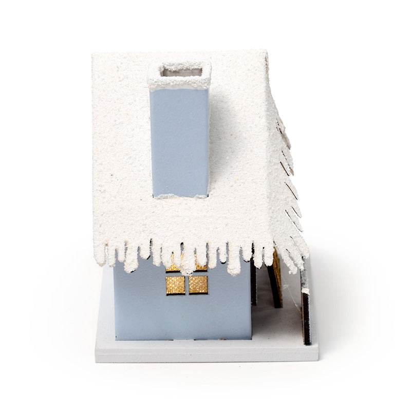 Golden Sleigh Scene Christmas House LED Decoration - Gift Arch