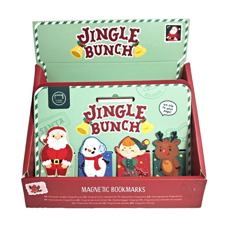 Jingle Bunch Christmas Magnetic Bookmark Set - Gift Arch