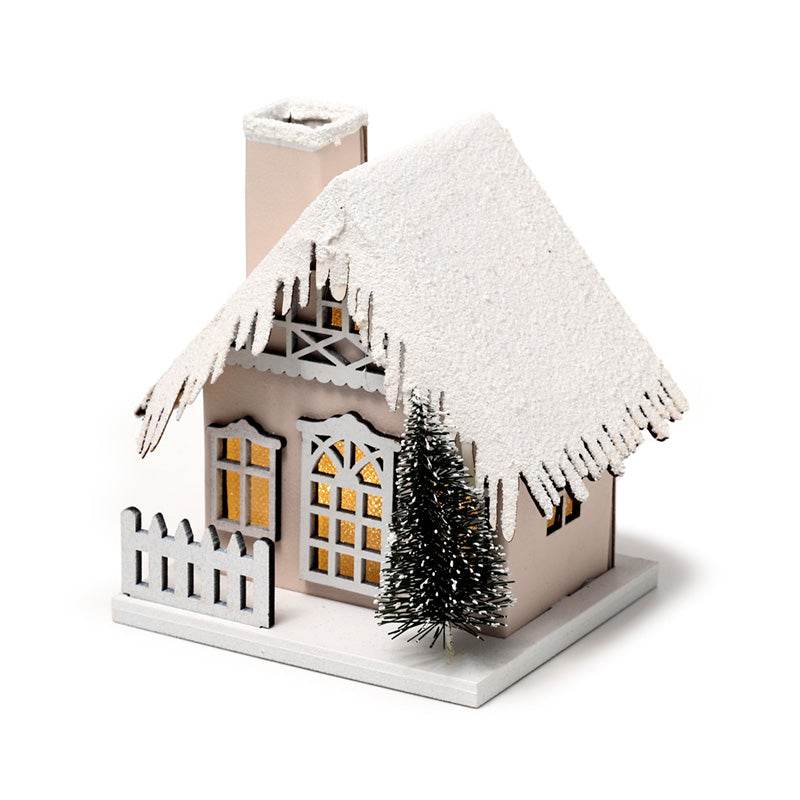 Snow Covered Christmas House LED Decoration - Gift Arch