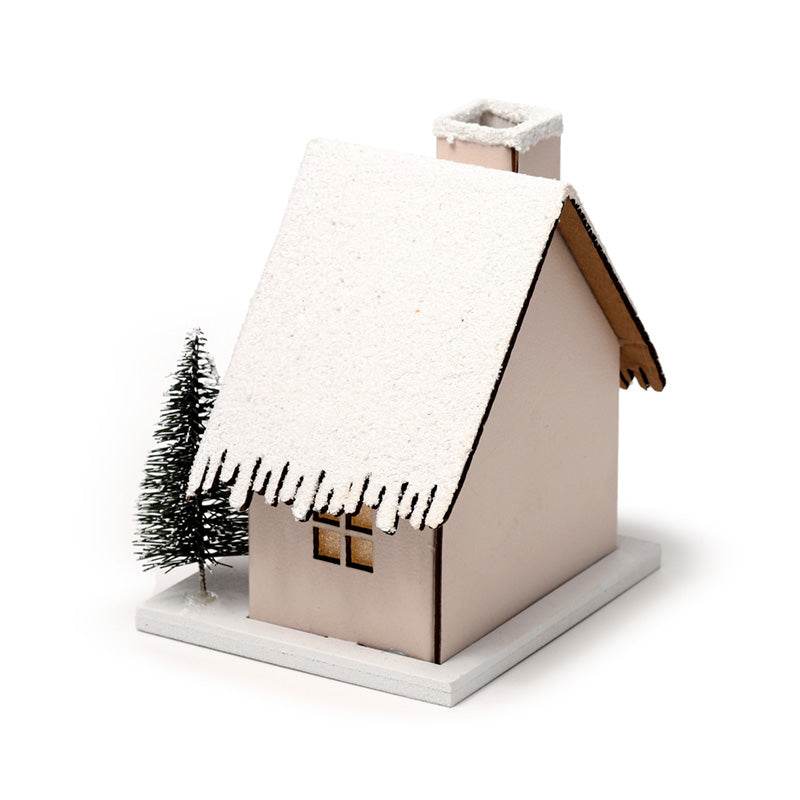 Snow Covered Christmas House LED Decoration - Gift Arch