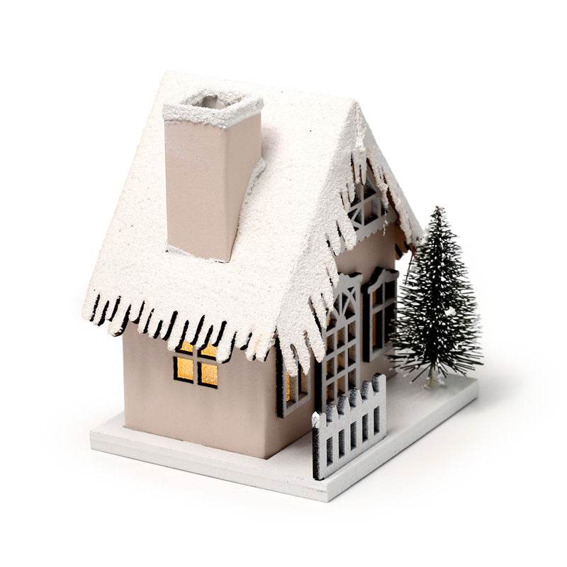 Snow Covered Christmas House LED Decoration - Gift Arch