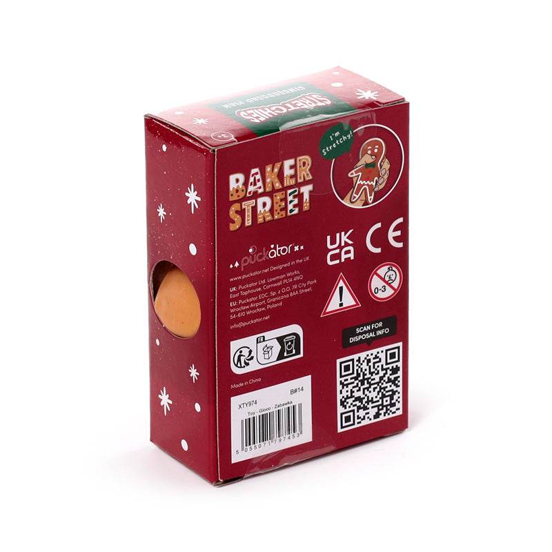 Stretchy Baker Street Christmas Gingerbread Man Toy - Gift Arch