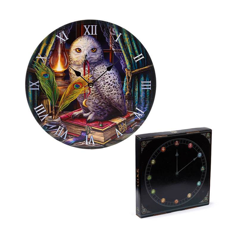 Lisa Parker Guardian of Spells Owl Picture Clock - Gift Arch