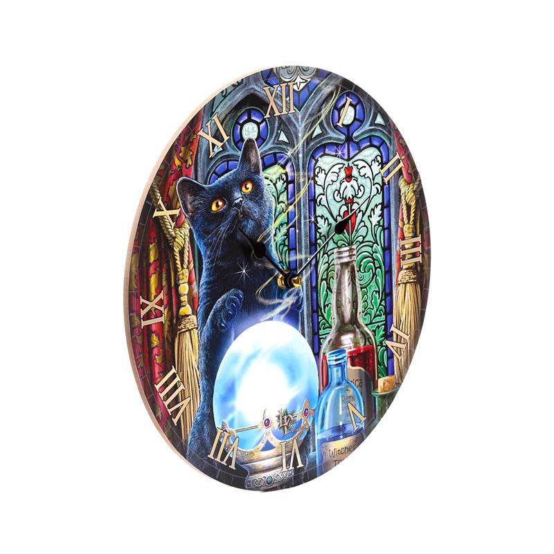 Lisa Parker Witches Apprentice Cats Picture Clock - Gift Arch