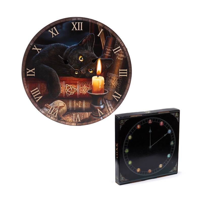 Lisa Parker Witching Hour Cats Picture Clock - Gift Arch