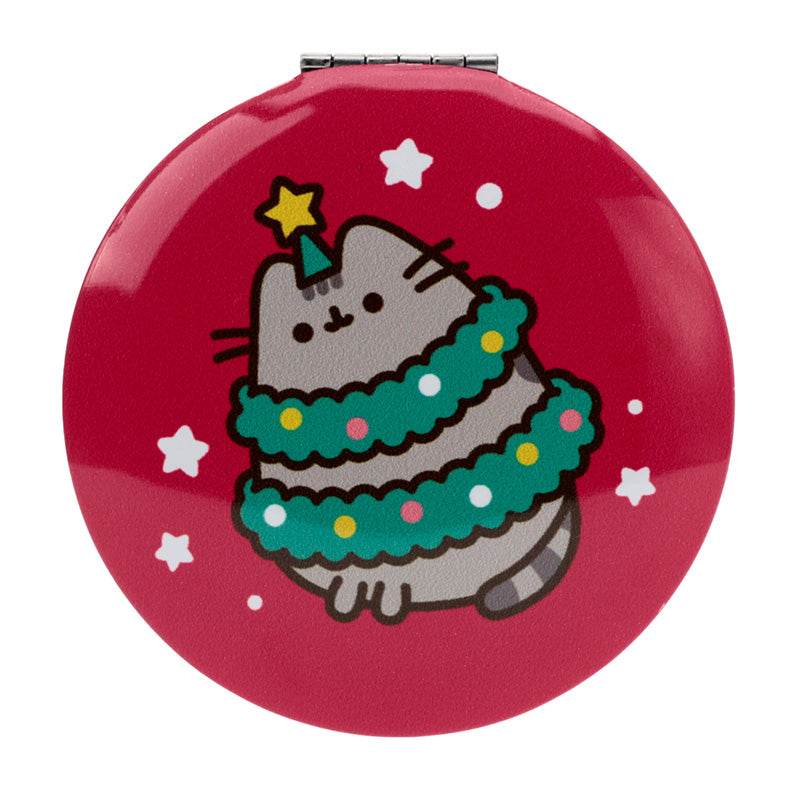 Christmas Pusheen the Cat Compact Mirror - Gift Arch
