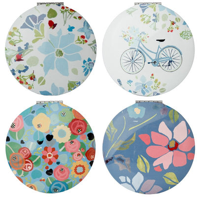 Julie Dodsworth Blue Botanical Compact Mirror - Gift Arch