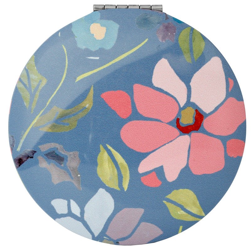 Julie Dodsworth Blue Botanical Compact Mirror - Gift Arch