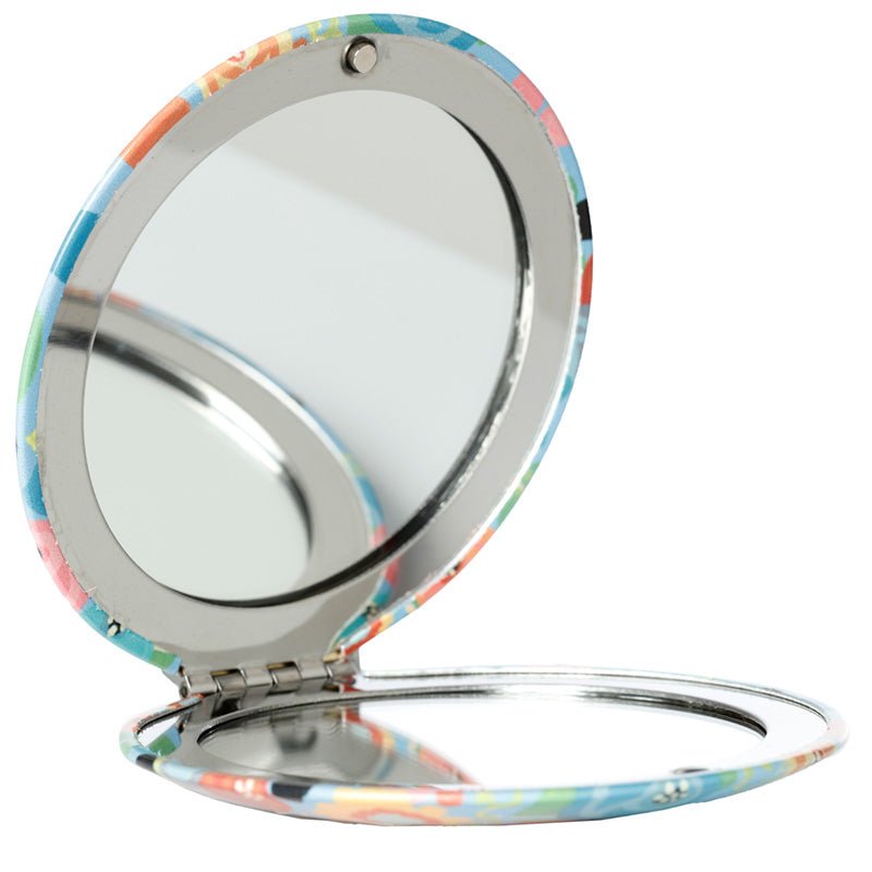 Julie Dodsworth Blue Botanical Compact Mirror - Gift Arch