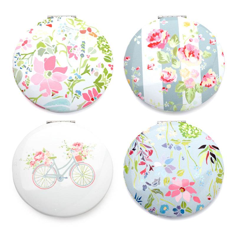 Julie Dodsworth Pink Botanical Compact Mirror - Gift Arch