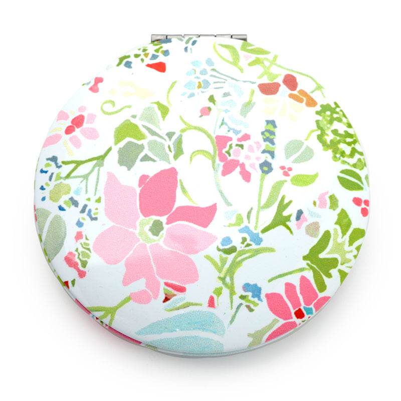 Julie Dodsworth Pink Botanical Compact Mirror - Gift Arch