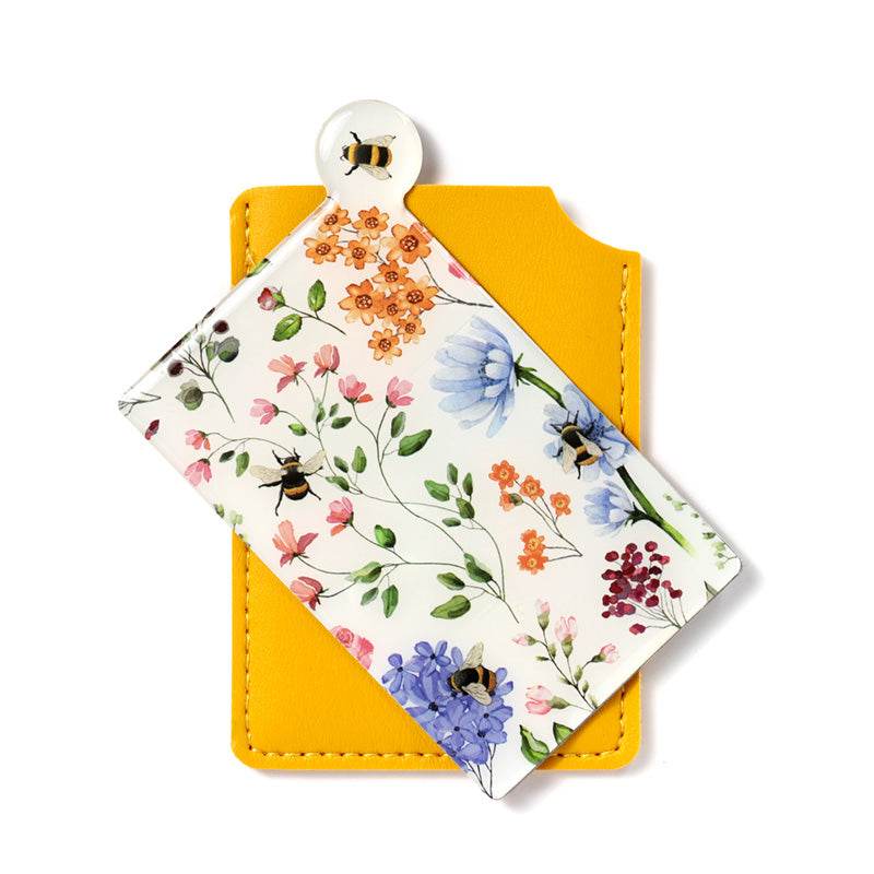 Nectar Meadows Bee Pocket Mirror in Sleeve - Gift Arch