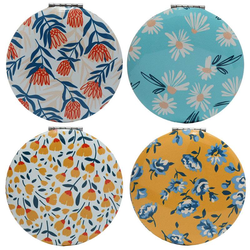 Pick of the Bunch Peony, Daisy Lane, Buttercup & Protea Compact Mirror - Gift Arch