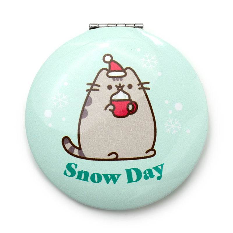 Pusheen the Cat Get ready for Christmas Compact Mirrors - Gift Arch