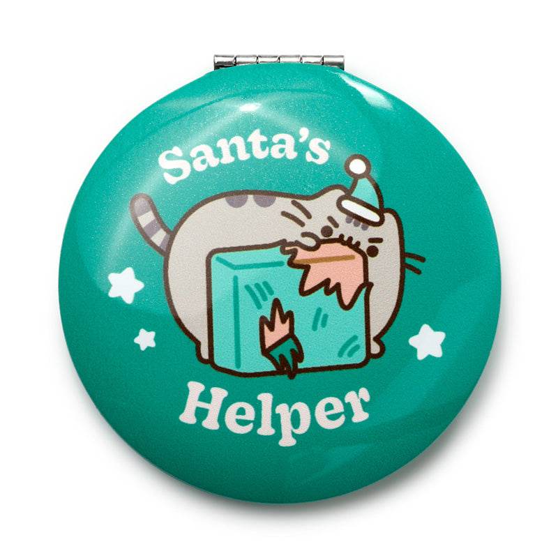 Pusheen the Cat Get ready for Christmas Compact Mirrors - Gift Arch