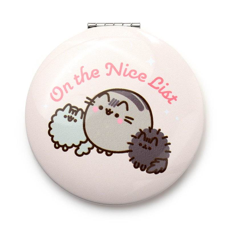 Pusheen the Cat Get ready for Christmas Compact Mirrors - Gift Arch