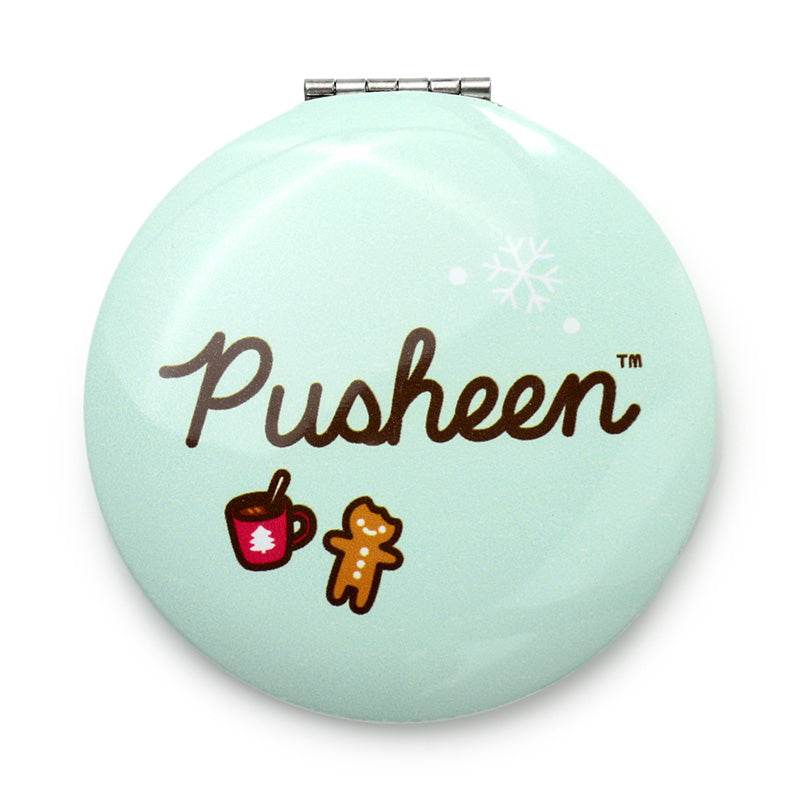 Pusheen the Cat Get ready for Christmas Compact Mirrors - Gift Arch