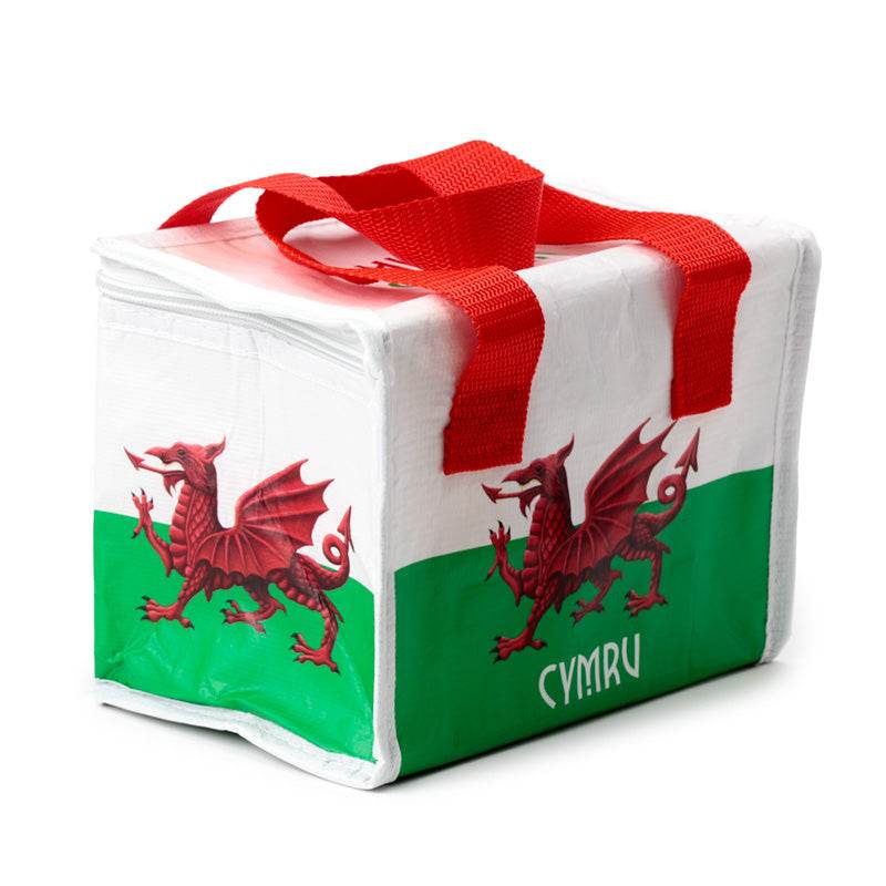RPET Cool Bag Lunch Bag Welsh Dragon Wales (Cymru) Souvenir - Gift Arch