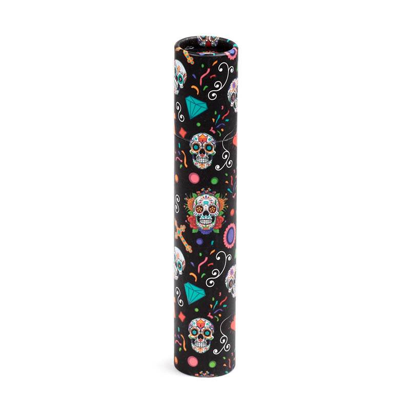 Day of the Dead Large Pencil Pot with 12 Colouring Pencils - Gift Arch