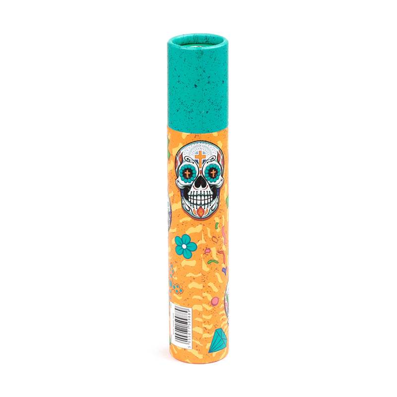 Day of the Dead Large Pencil Pot with 12 Colouring Pencils - Gift Arch