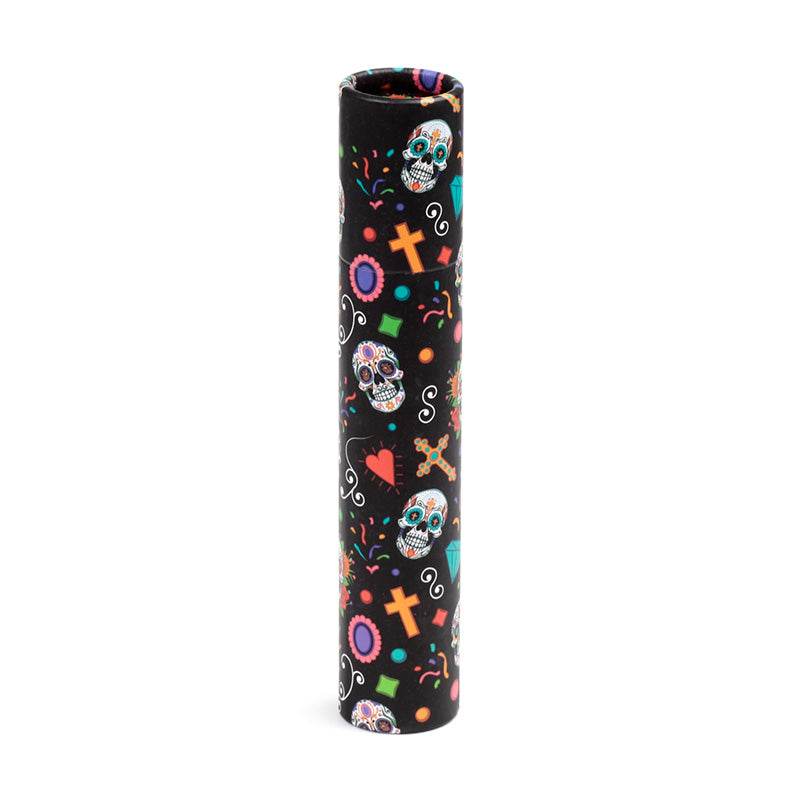 Day of the Dead Large Pencil Pot with 12 Colouring Pencils - Gift Arch