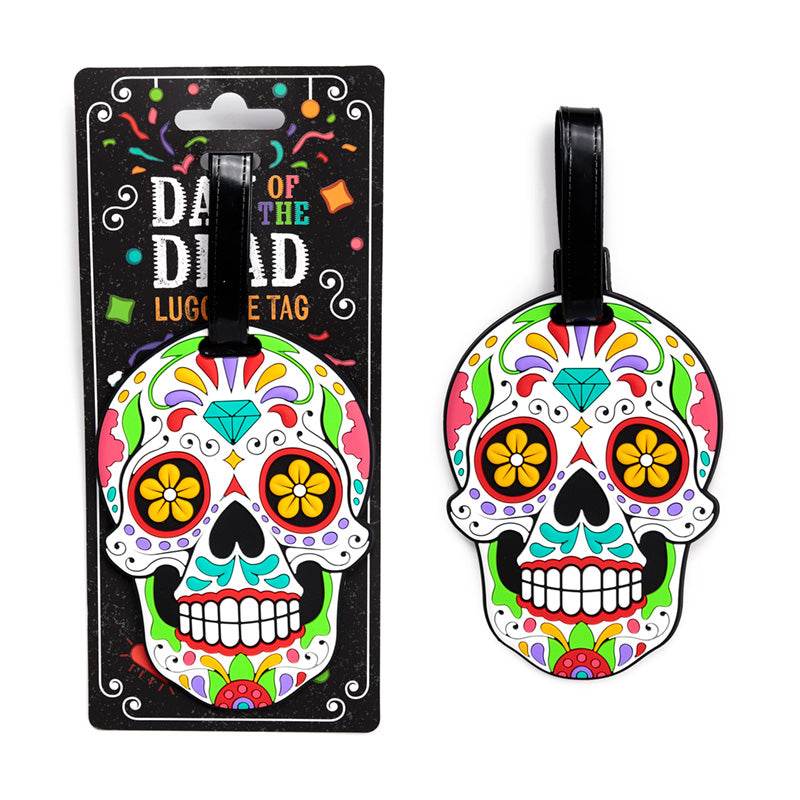 Day of the Dead PVC Luggage Tag - Gift Arch