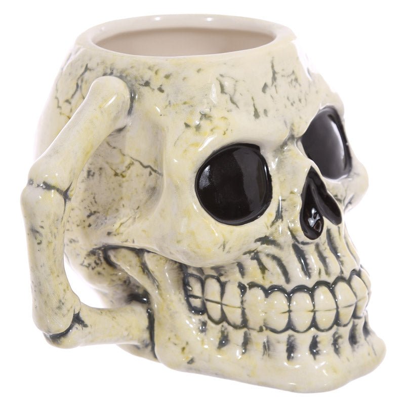 Ancient Skull Head Ceramic Shaped Mug - Gift Arch