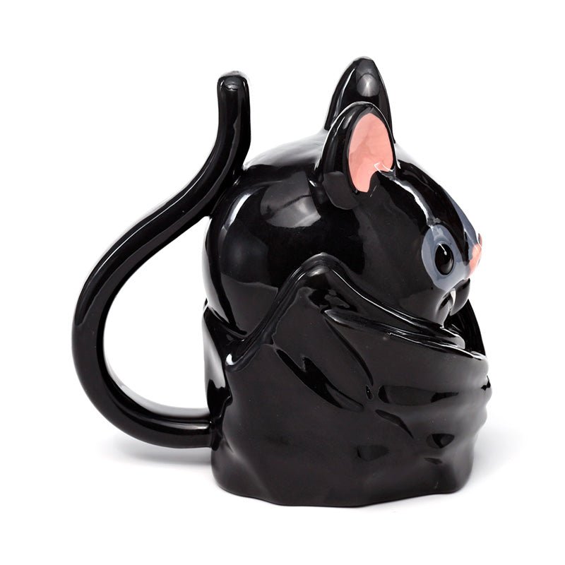 Bat Upside Down Ceramic Shaped Mug - Gift Arch
