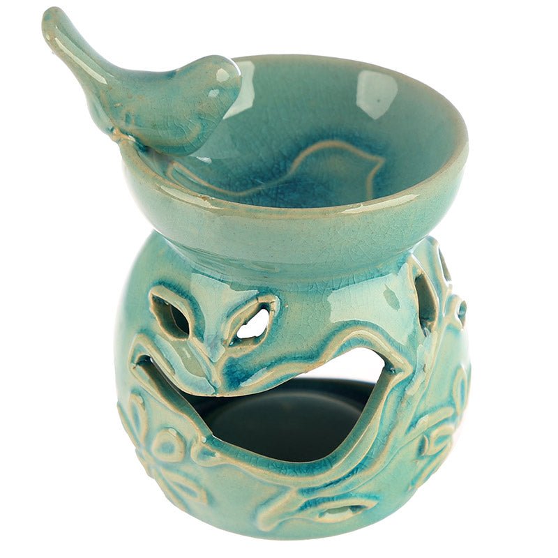 Eden Floral Bird Bath Ceramic Oil Burner - Gift Arch