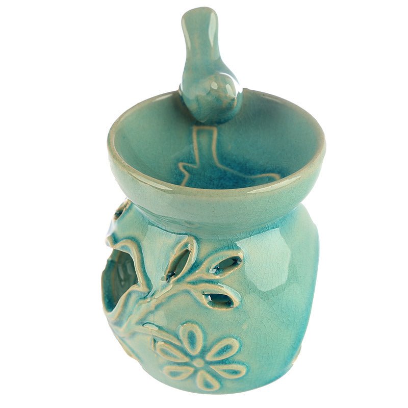 Eden Floral Bird Bath Ceramic Oil Burner - Gift Arch