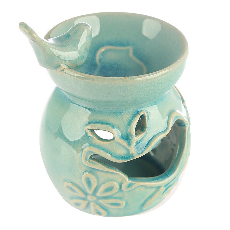 Eden Floral Bird Bath Ceramic Oil Burner - Gift Arch