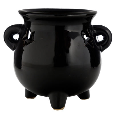 Eden Large Black Cauldron Oil Burner - Gift Arch